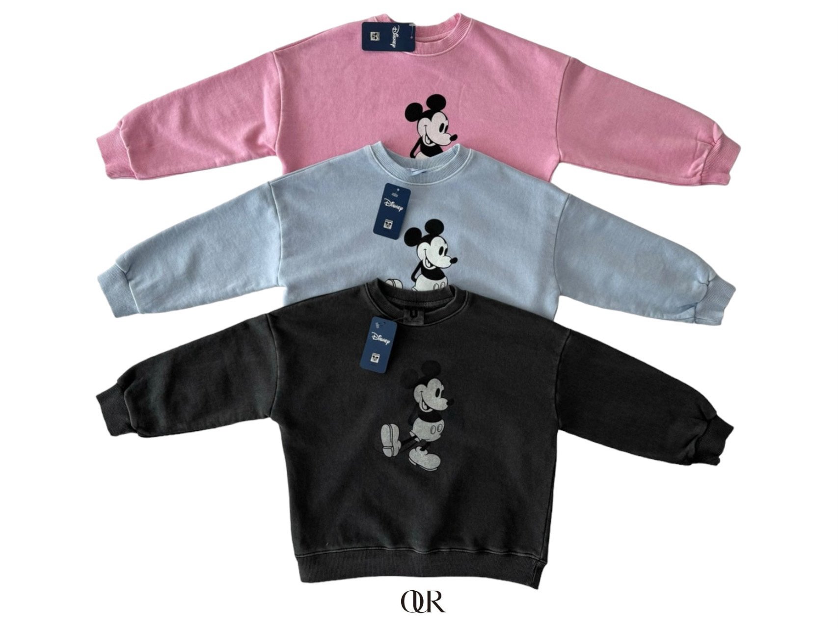 [코코브로니]아워-24SS미키맨투맨 블루 JL JXL