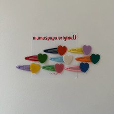 마마스파파-에잇하트똑딱핀세트