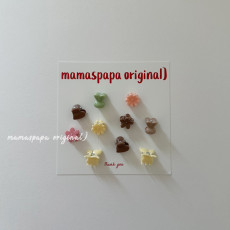 마마스파파-꽃밭집게핀세트