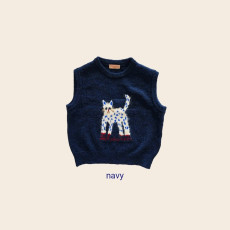 바이미미-냥이니트VEST