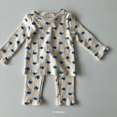 브로디제인-블루웨일긴팔셋업