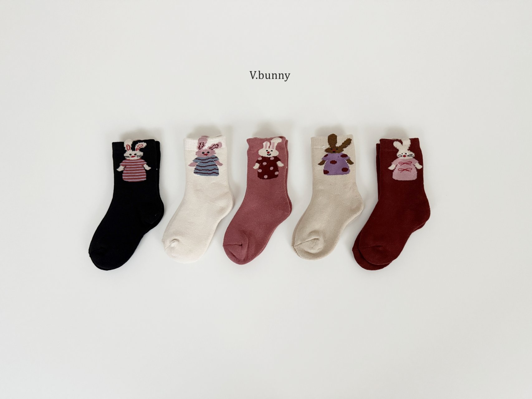 바닐라버니-원피스양말세트