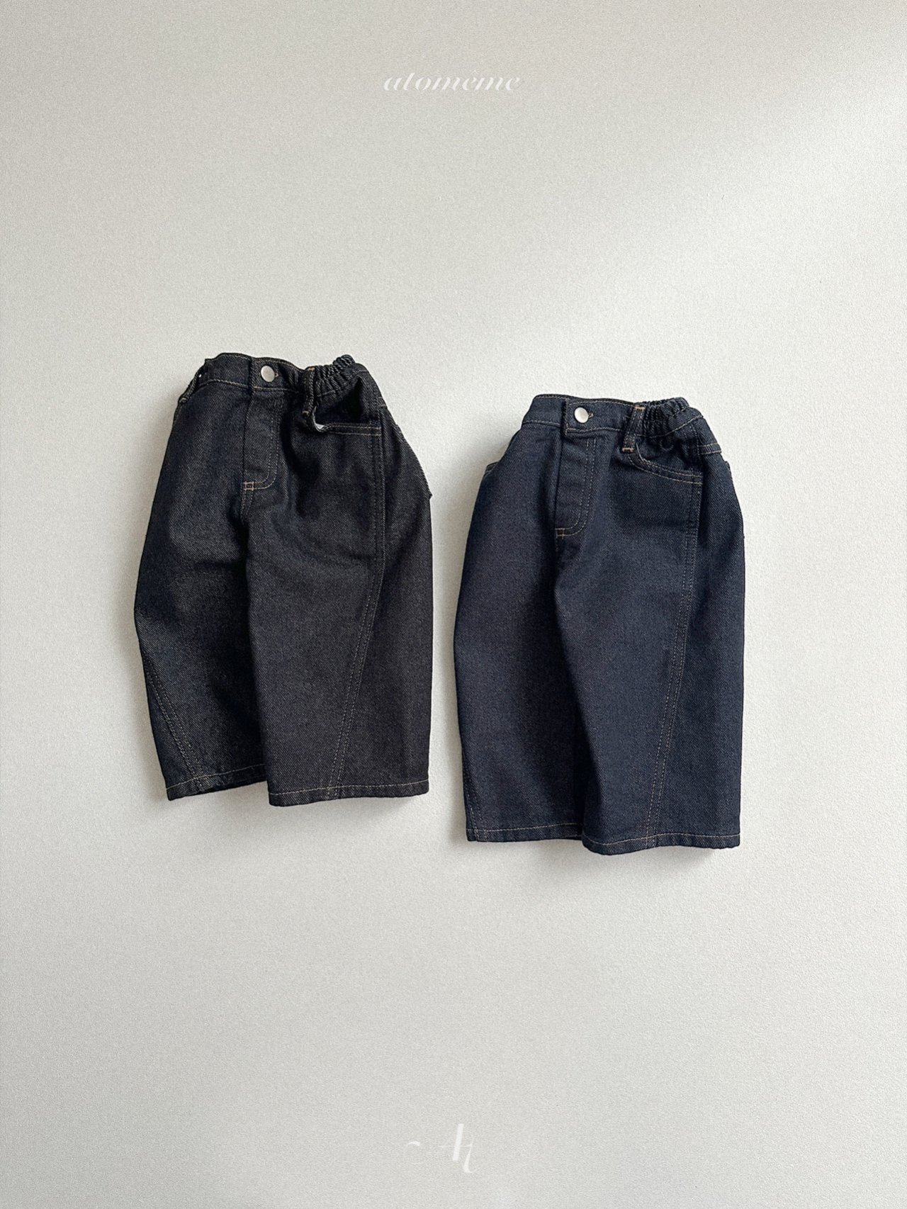 아토메메-논페이드커브데님