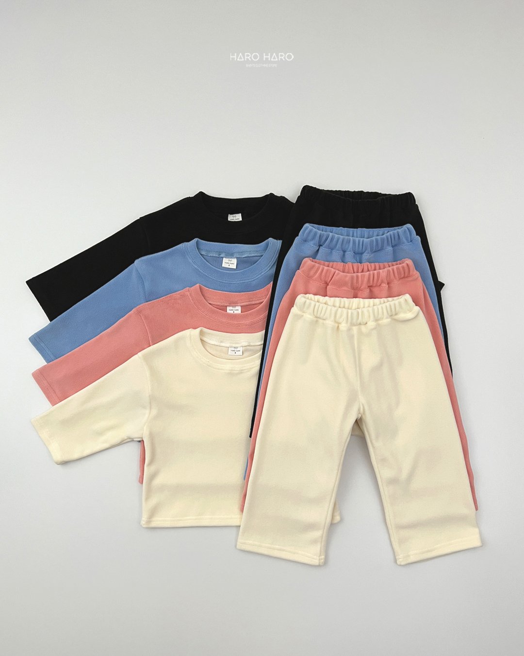 하로하로-루즈핏뽀송실내복