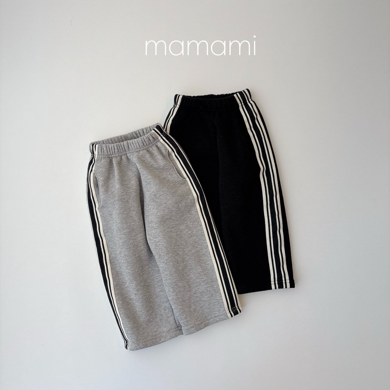 마마미-벨로트랙팬츠