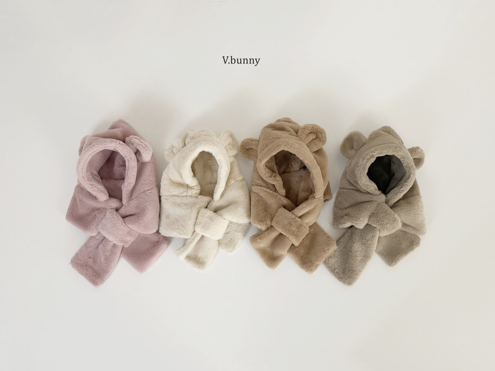 바닐라버니-곰돌이머플러