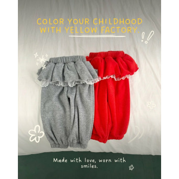 [코코브로니]옐로우팩토리-몽슈슈팬츠 레드 XS