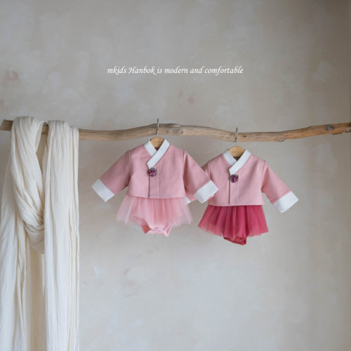 [한복]엠키즈-초아롬퍼세트