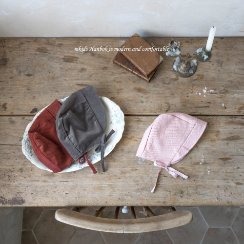 [한복]엠키즈-베이직보넷