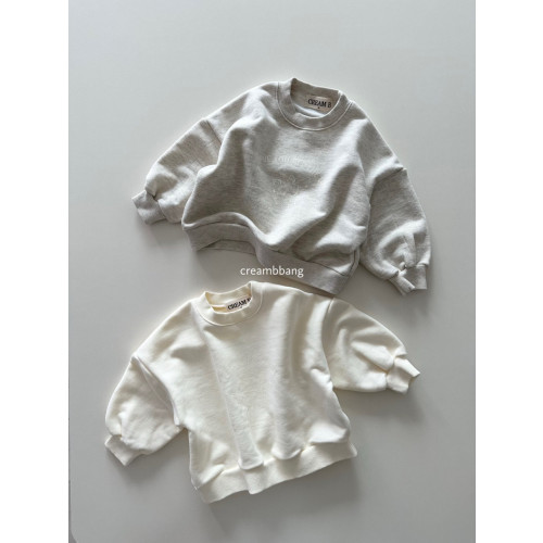 [코코브로니]크림빵-러브맨투맨 오트밀 L