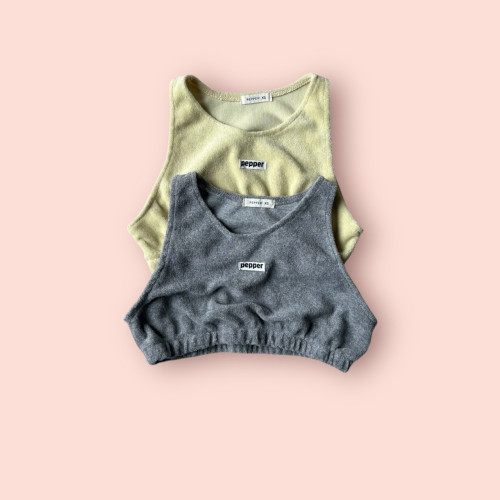 페퍼-봄PEPPER테리조끼