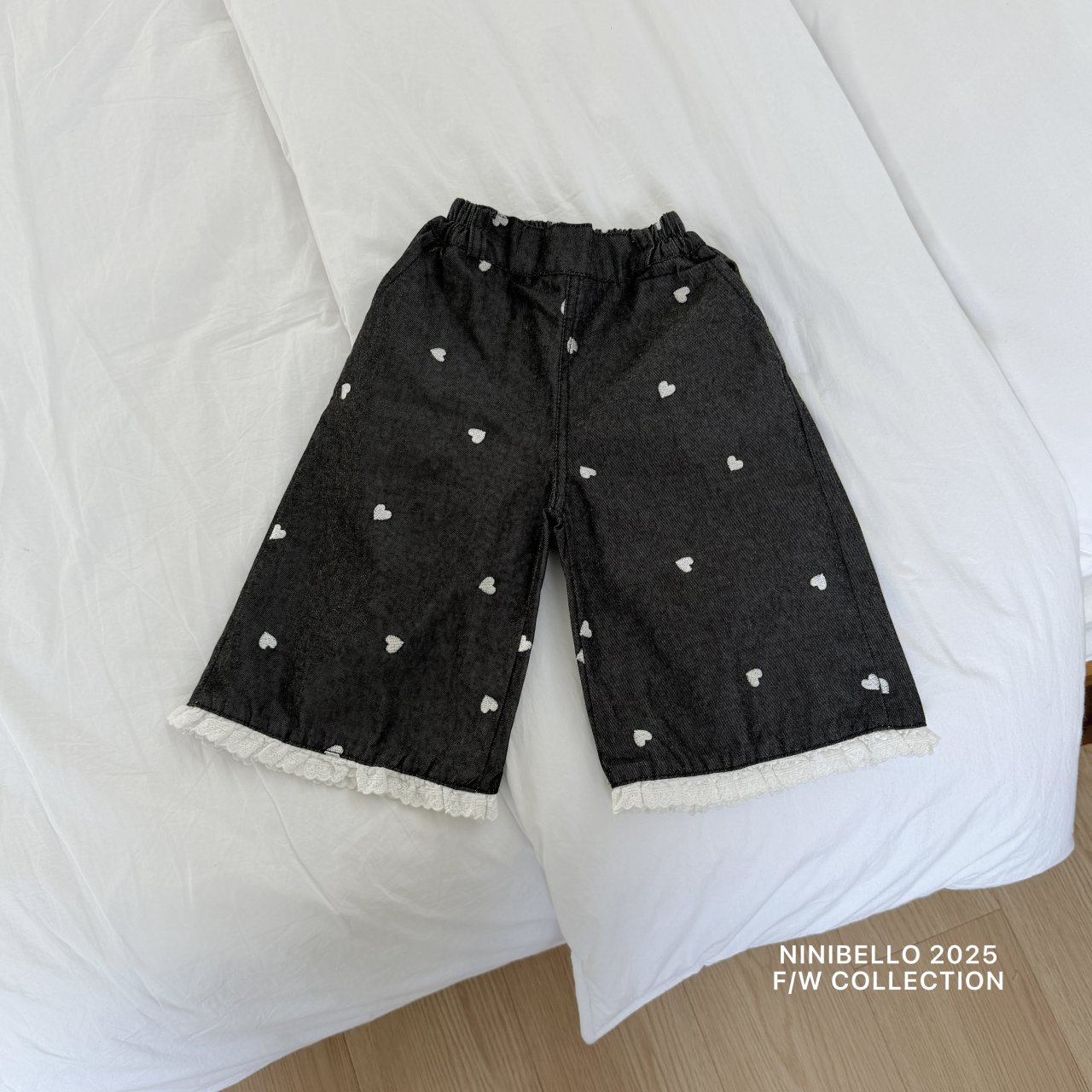 니니벨로-하트쿠키데님팬츠