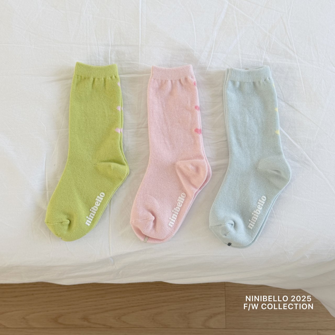 니니벨로-하트콕삭스파스텔SET