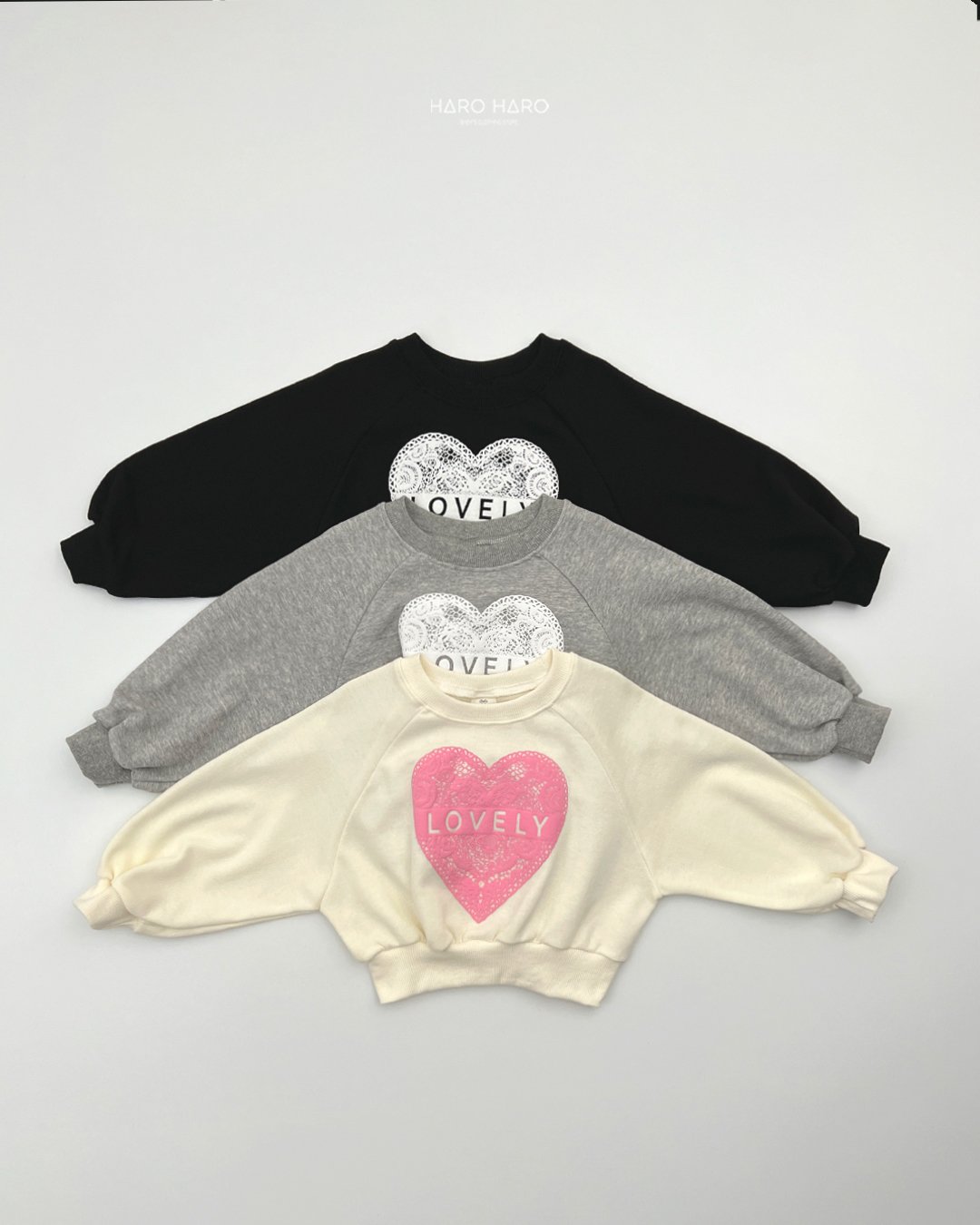 하로하로-아동러블리맨투맨