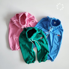 리우리우-비비드핀턱조거팬츠