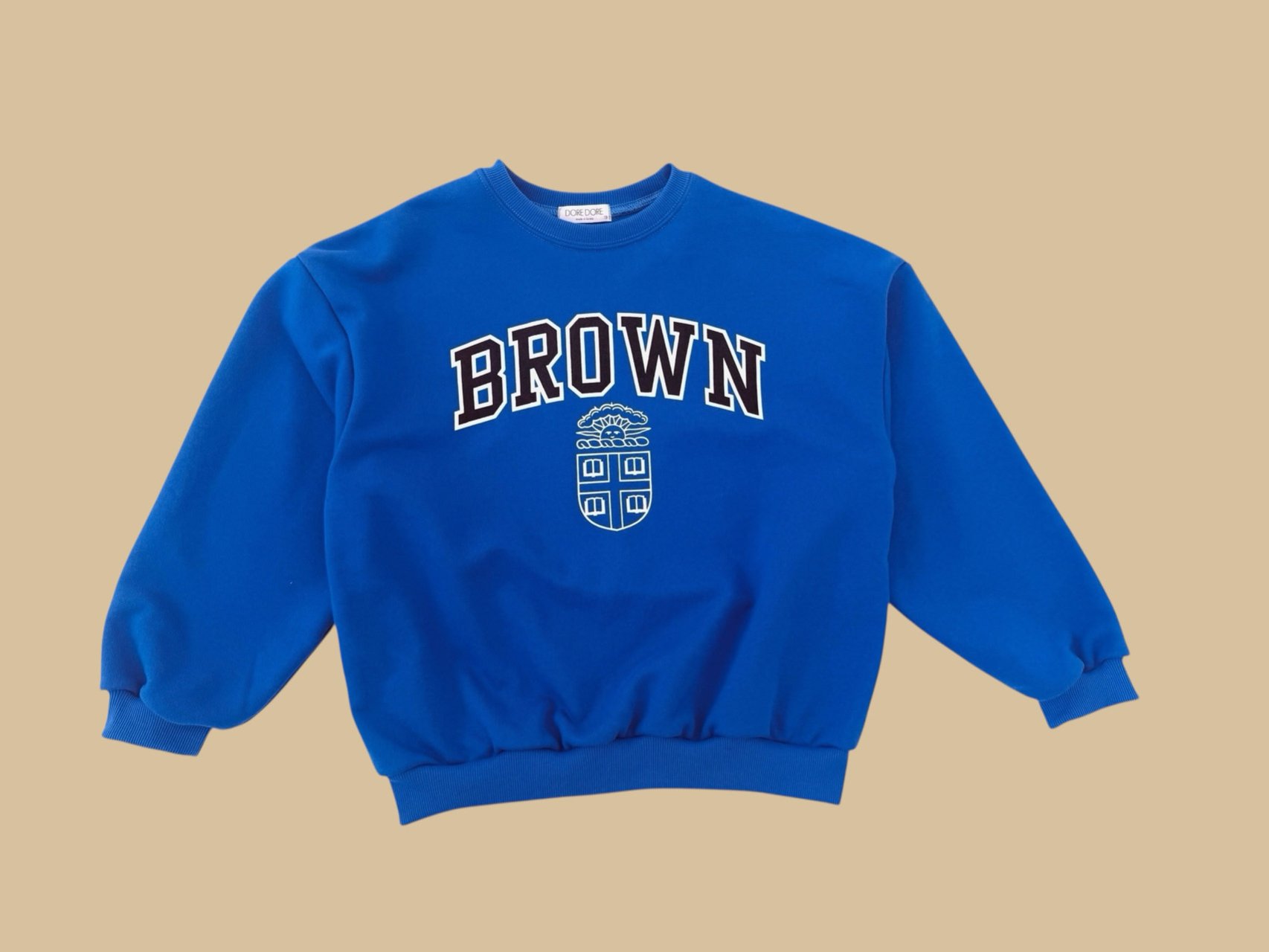 도레도레-브라운나염맨투맨