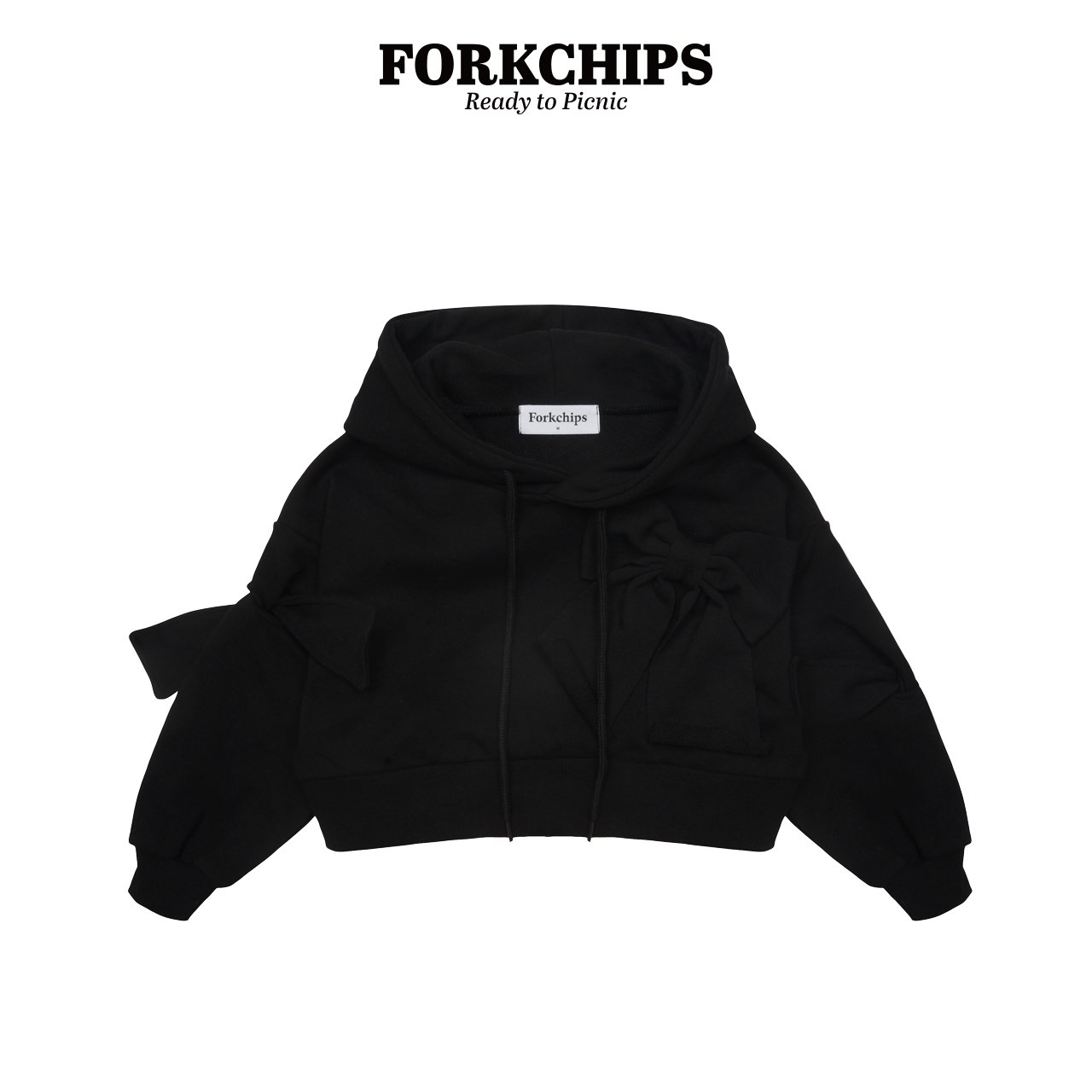 포크칩스-크로스리본후드티