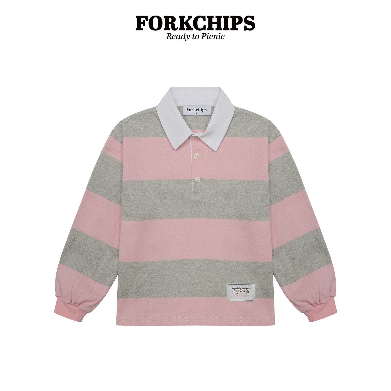 포크칩스-파스텔카라티셔츠