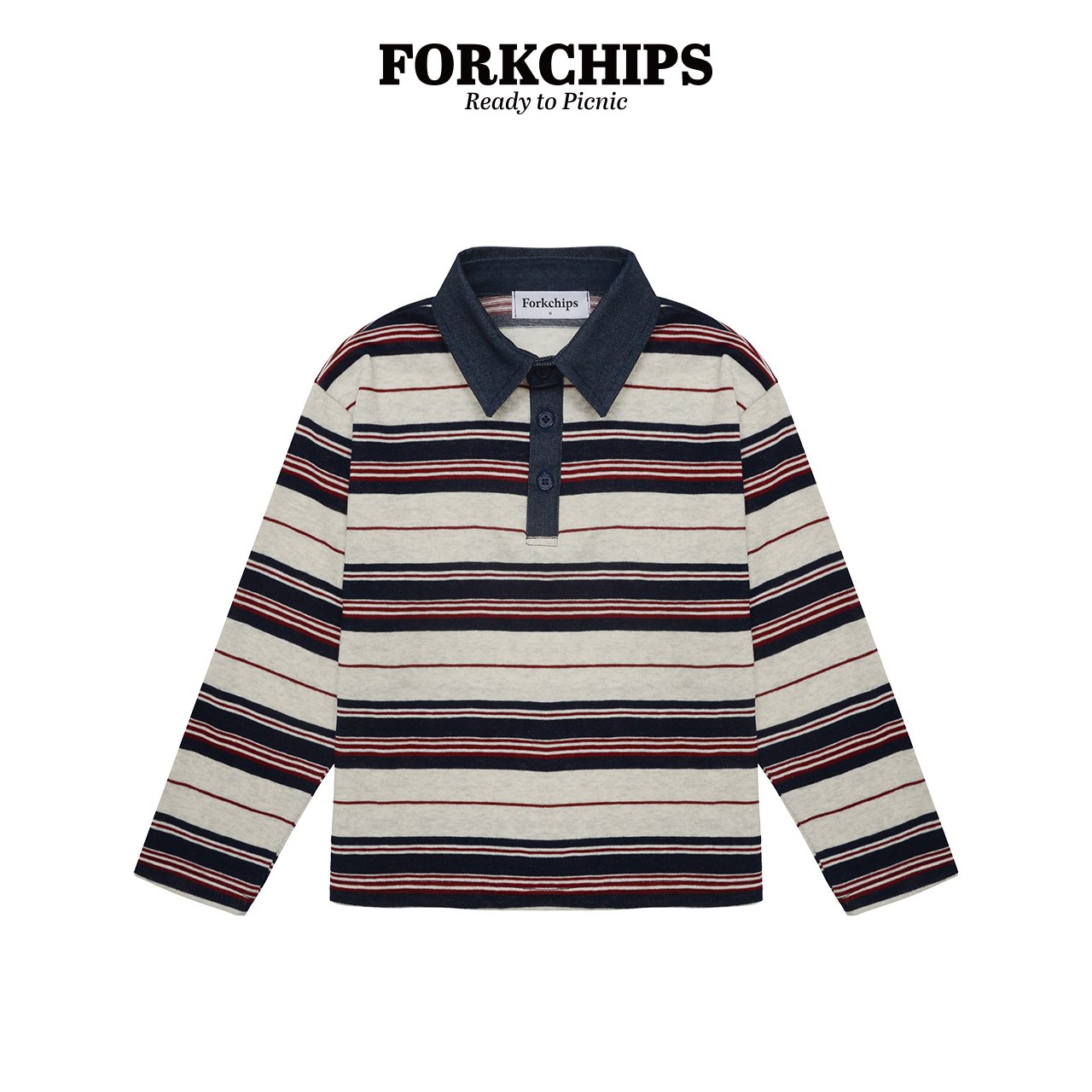 포크칩스-댄디카라티셔츠