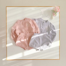 우에오-팝팝가디건SET