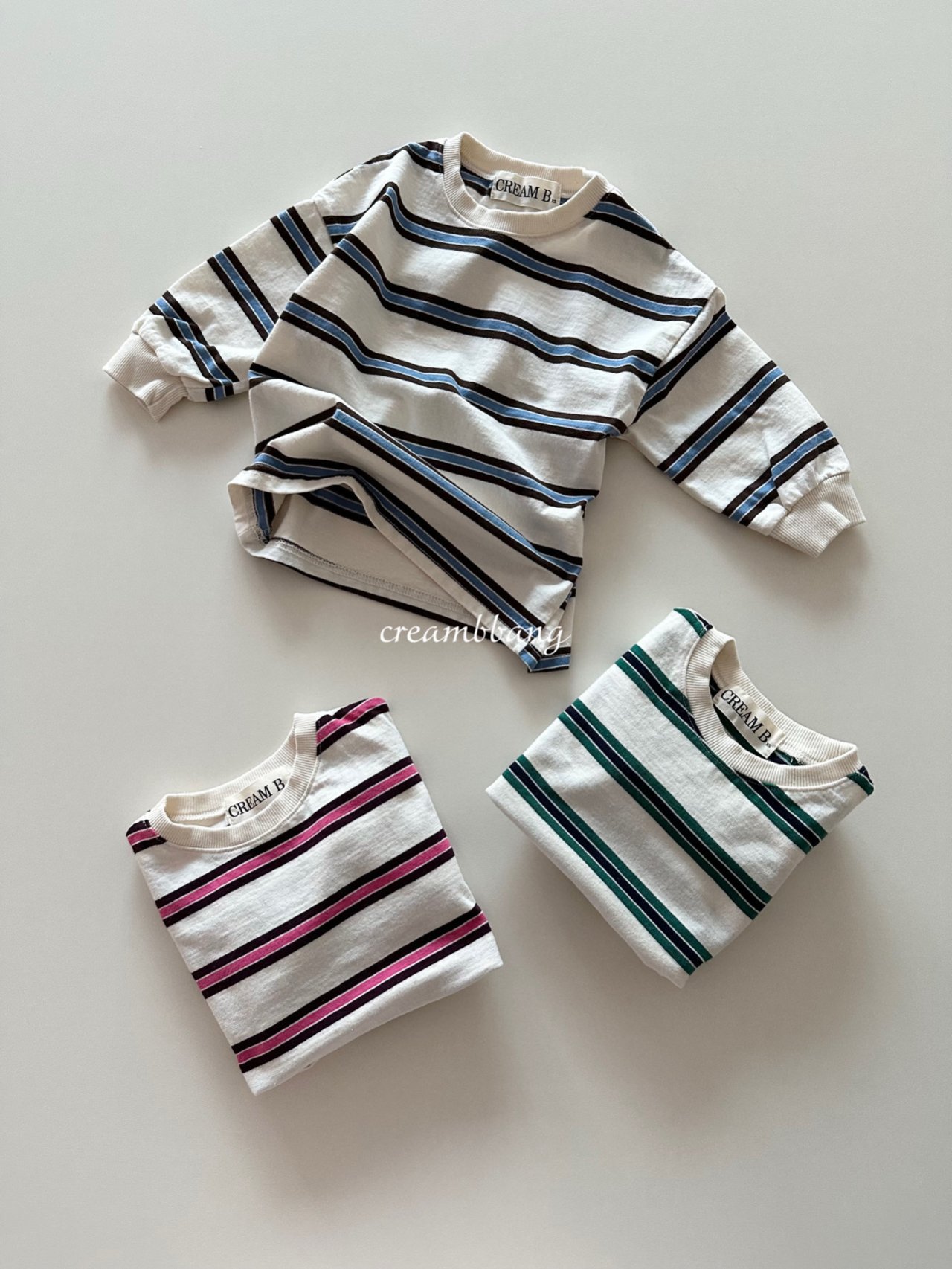 크림빵-멀티단가라싱글티