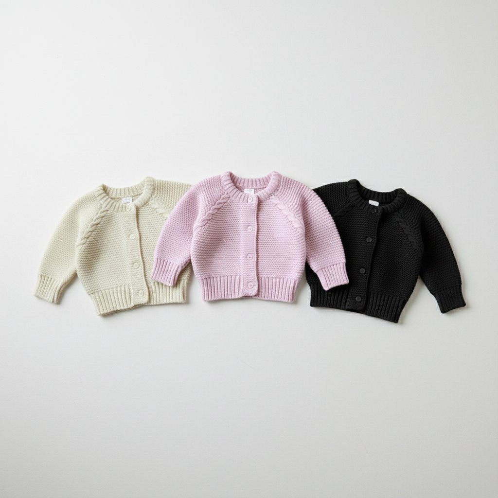 아젤리아-기획베이직코튼가디건