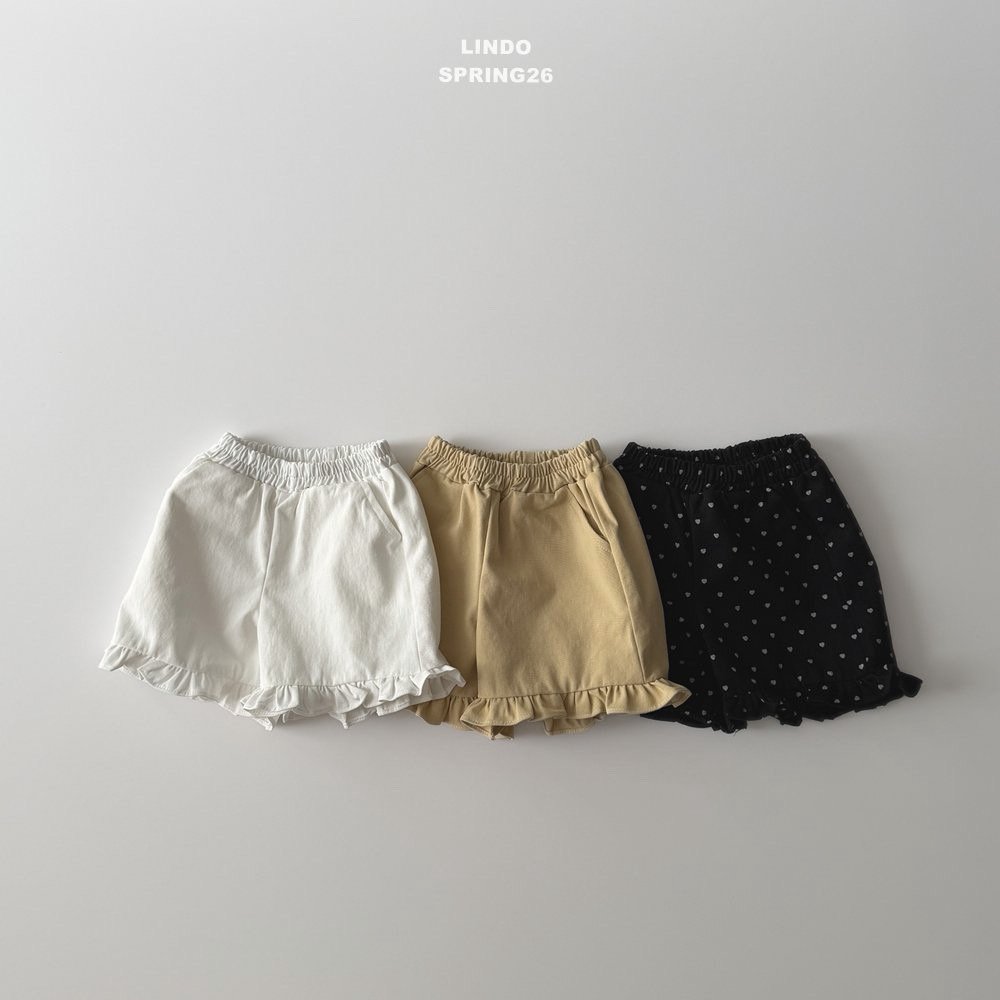 린도-밑단프릴반바지