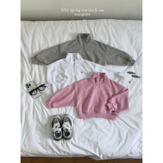 마틸다앤리-하프집업맨투맨