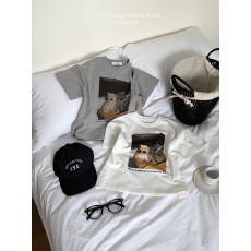 마틸다앤리-썬글라스고양이반팔티