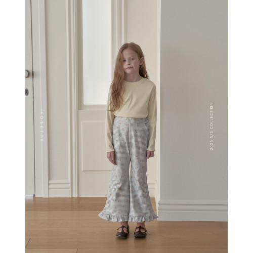 호제트-바닐라체크팬츠