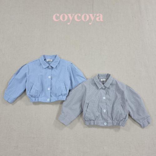 코이코야-팜스체크자켓