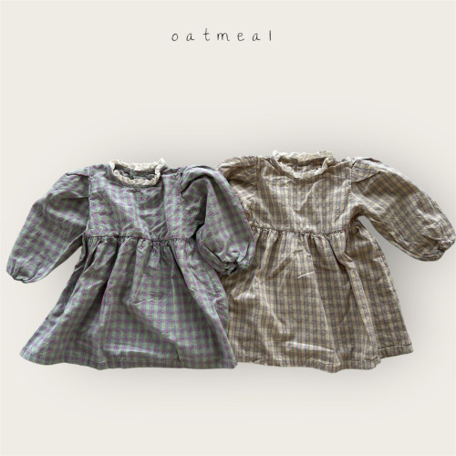 오트밀-키즈엘리원피스