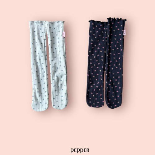 [코코브로니]페퍼-플라워니삭스 네이비