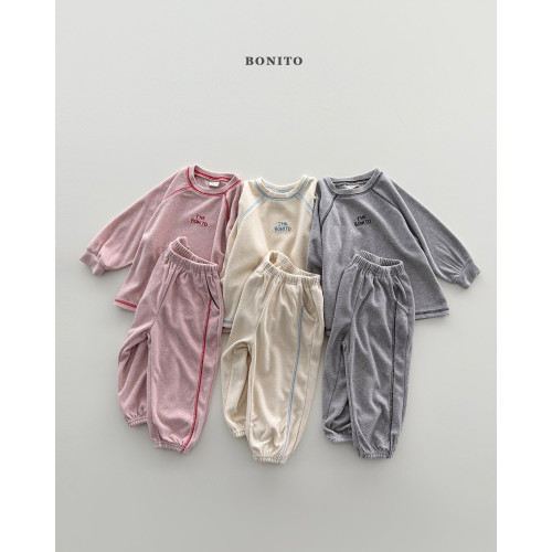 [코코브로니]보니토-기획지그재그상하셋 핑크 L