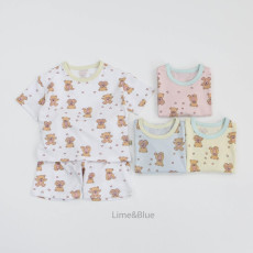 [여름]라임앤블루-SS별곰돌이상하세트