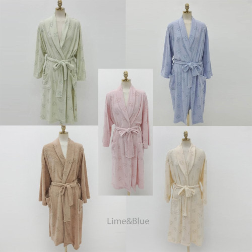 라임앤블루-SS라인곰돌이테리가운ADULT