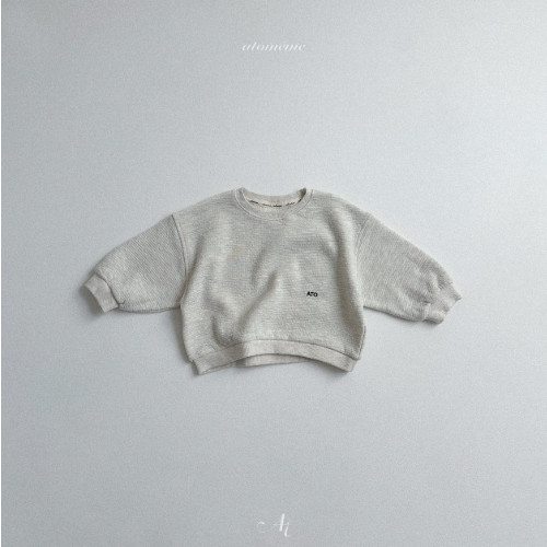 [코코브로니]아토메메-미니멀맨투맨(25가을상품) 오트밀 XL