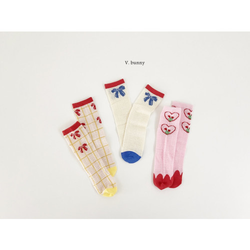 [여름]바닐라버니-레리본양말세트