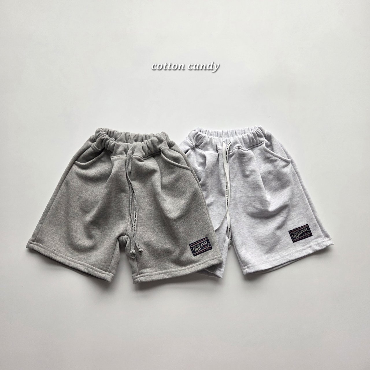 [여름]코튼캔디-로고6부팬츠