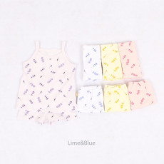 [여름]라임앤블루-SS라벤더끈나시상하세트이너실내복겸용