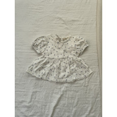 [여름]르쁘띠모-플라워퍼프블라우스