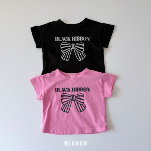 [여름]미뇽-블랙리봉TEE