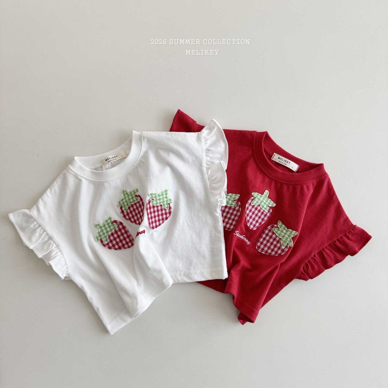 [여름]미라이키-딸기패치T