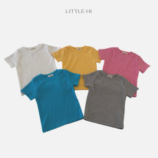 [여름]리틀하이-컬러골지T