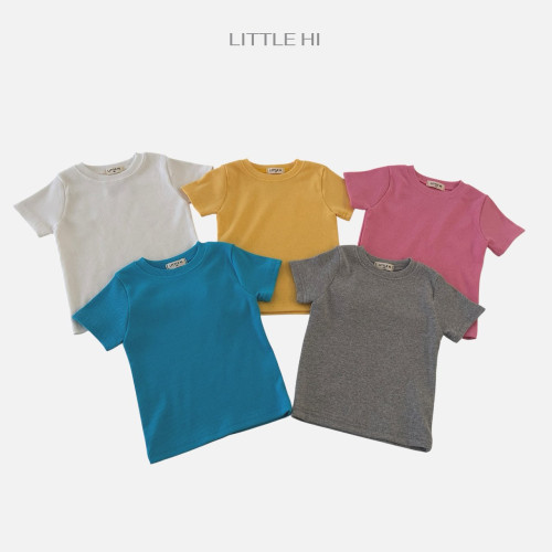 [여름]리틀하이-컬러골지T