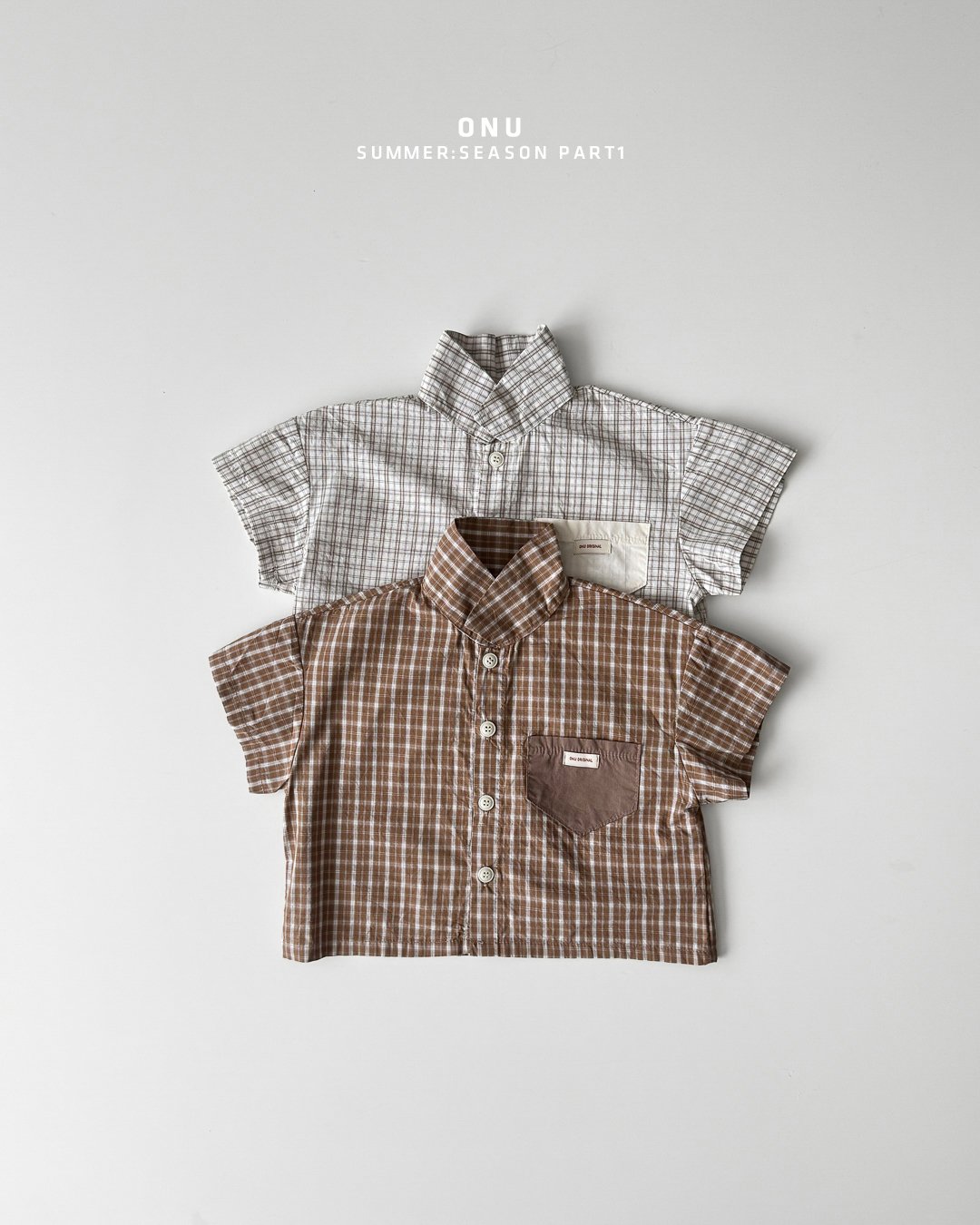 [여름]오누-썸머체크셔츠