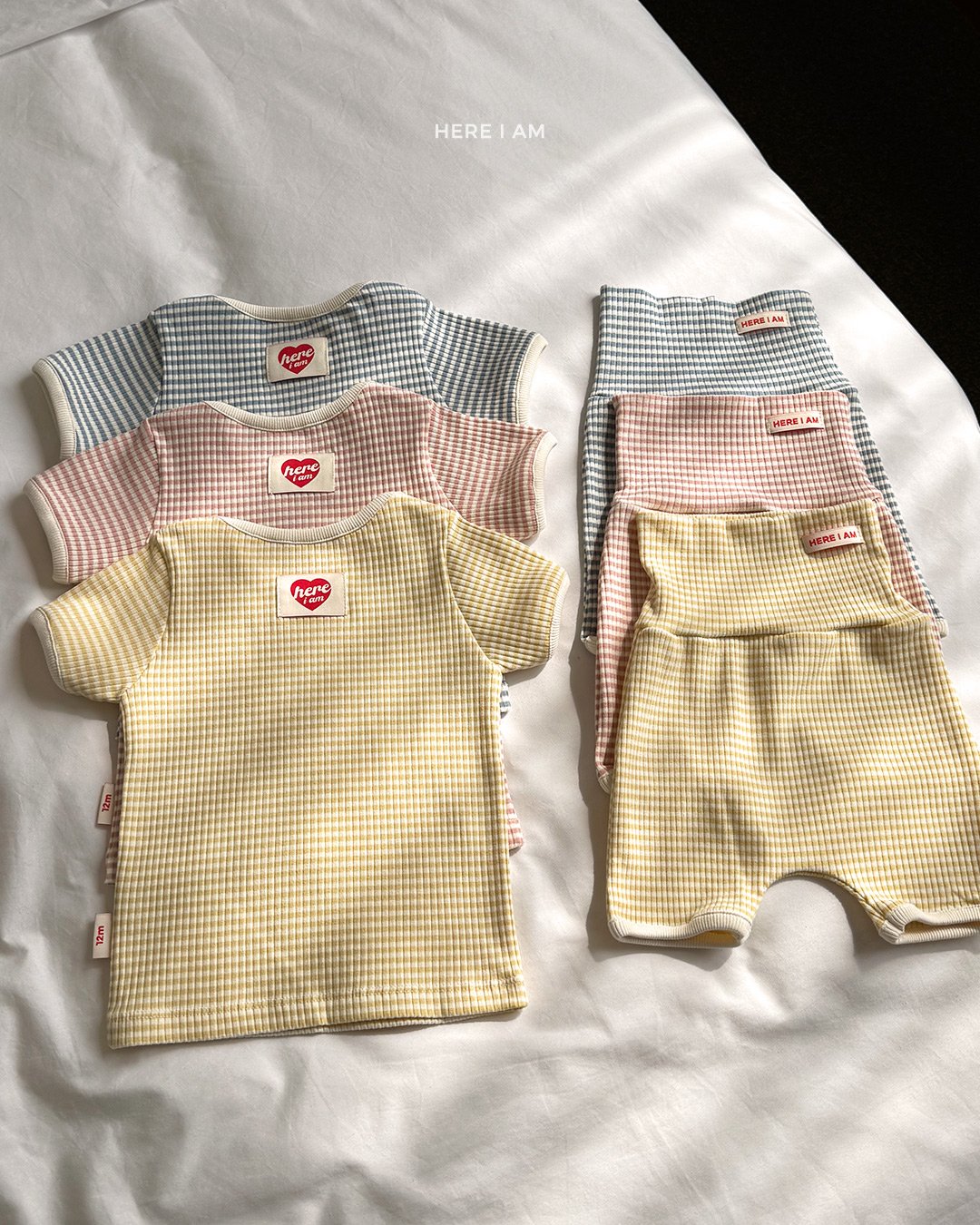 [여름]히얼아이엠-파스텔골지실내복