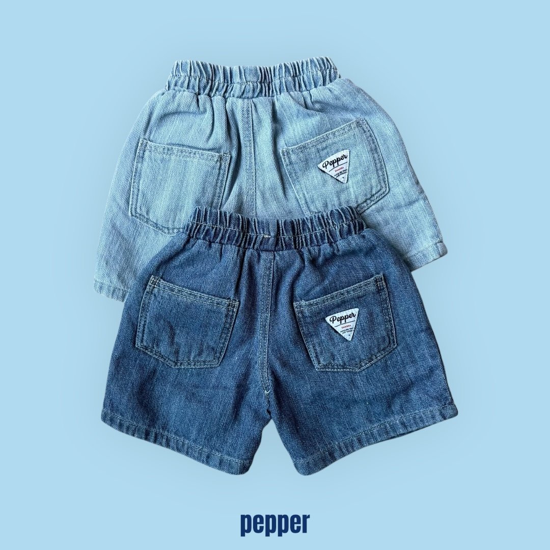 [여름]페퍼-보들청반바지