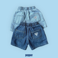 [여름]페퍼-보들청반바지