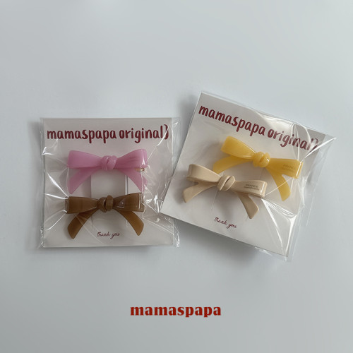 [여름]마마스파파-테니리본핀세트